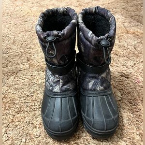 camo boys snow boots